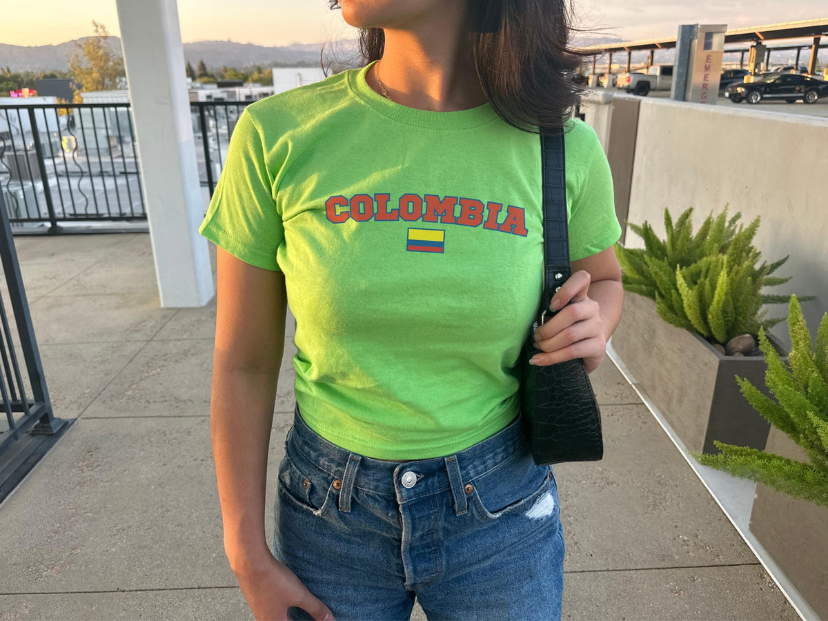 Colombia Women's Baby Tee