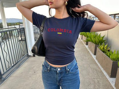 Colombia Women's Baby Tee
