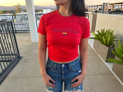 Colombia Women's Baby Tee
