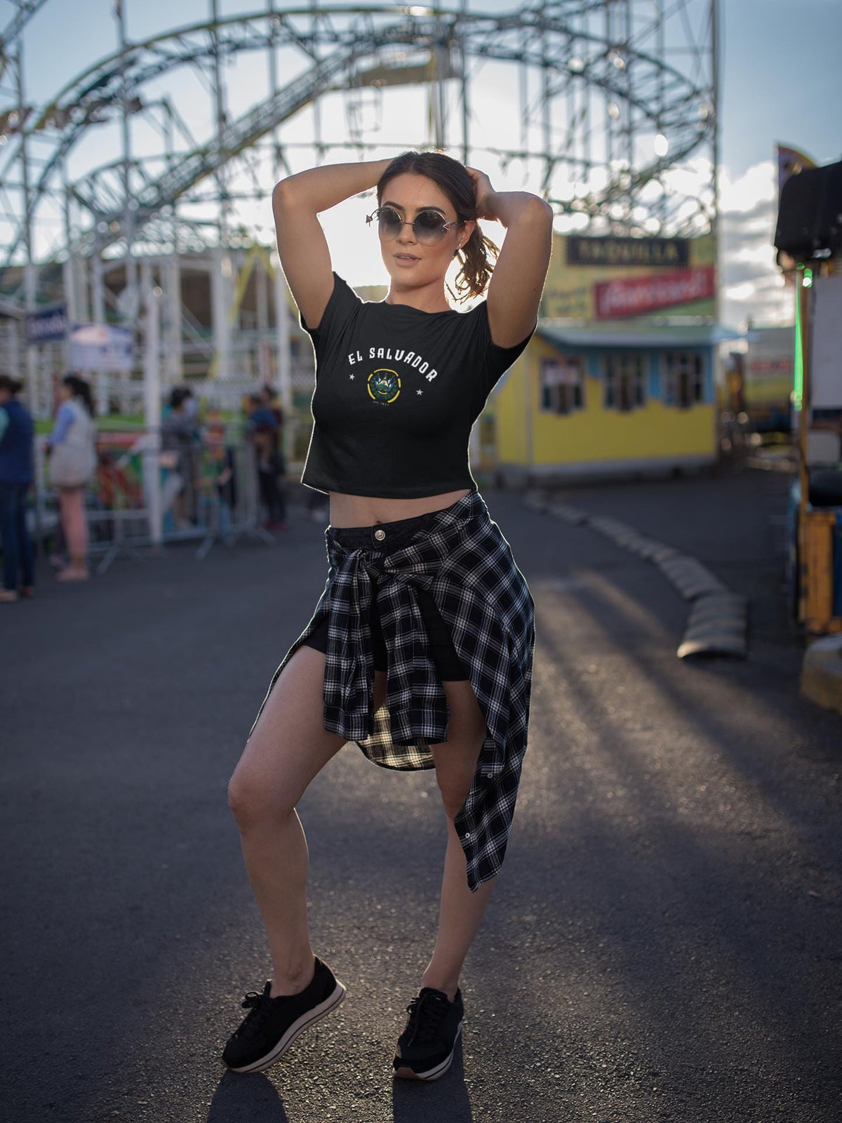 El Salvador Women's Baby Tee