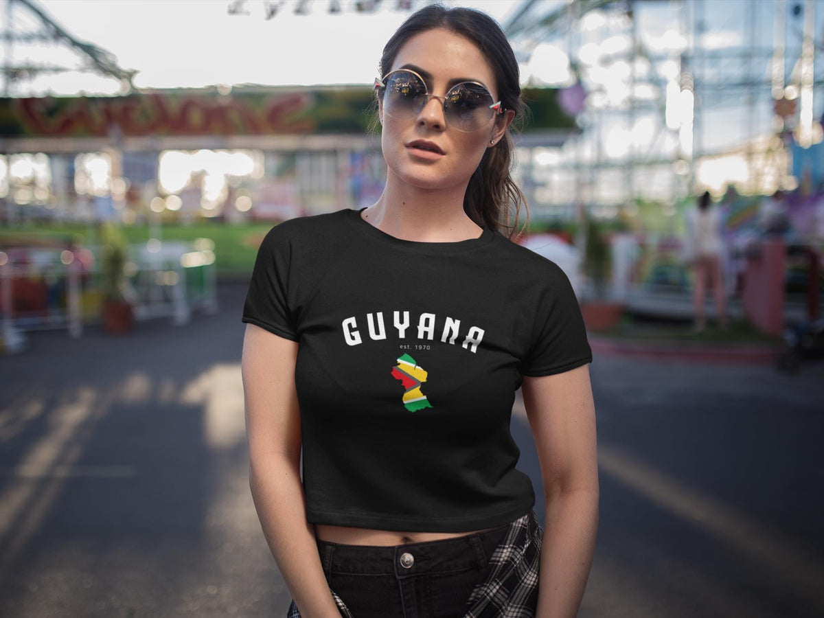 Guyana Women's Baby Tee