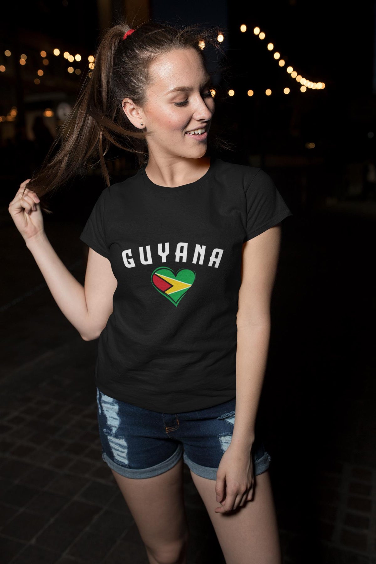 Guyana Women's Baby Tee