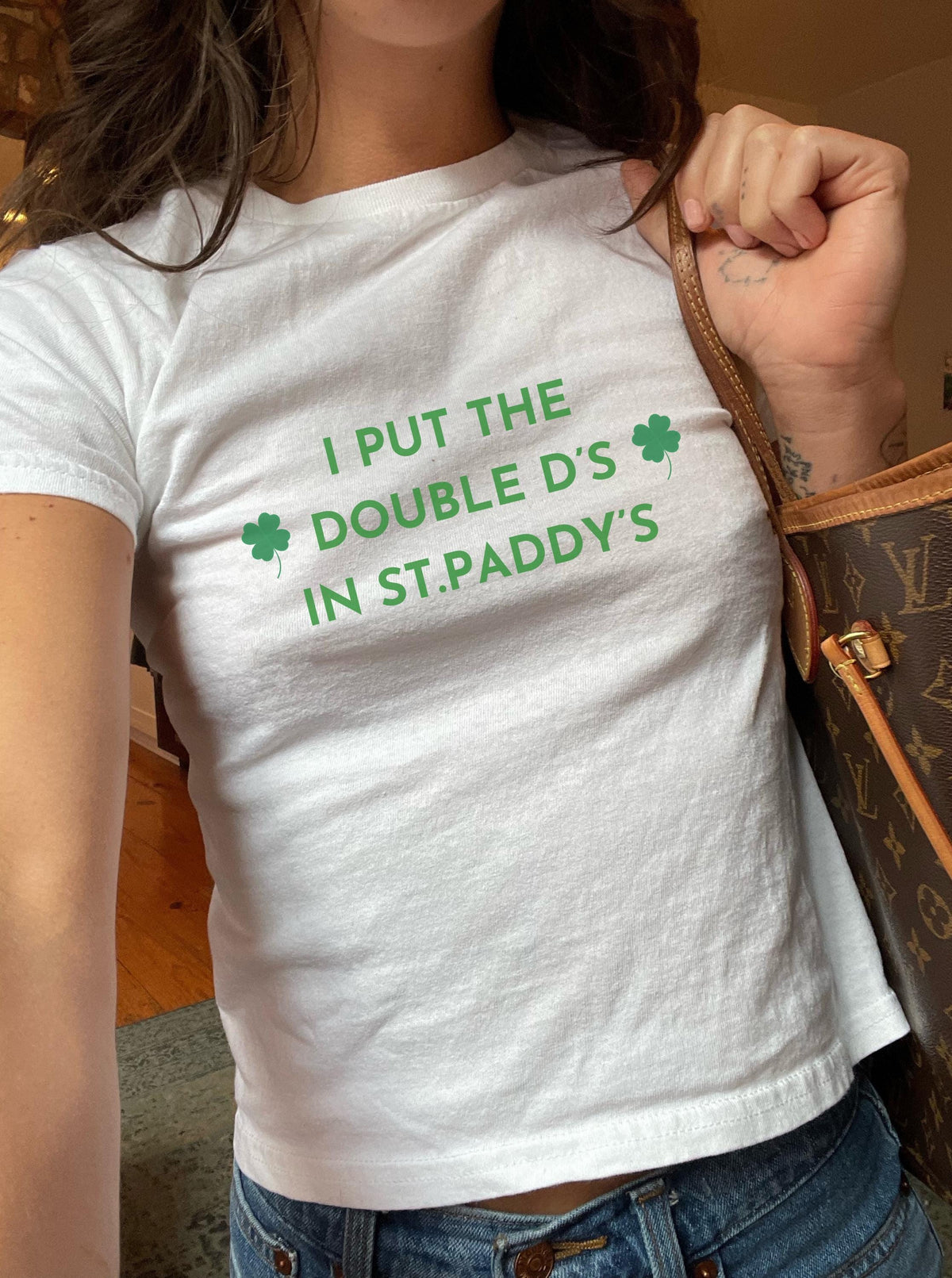 I Put the Double D's in St. Paddy's Day Baby Tee