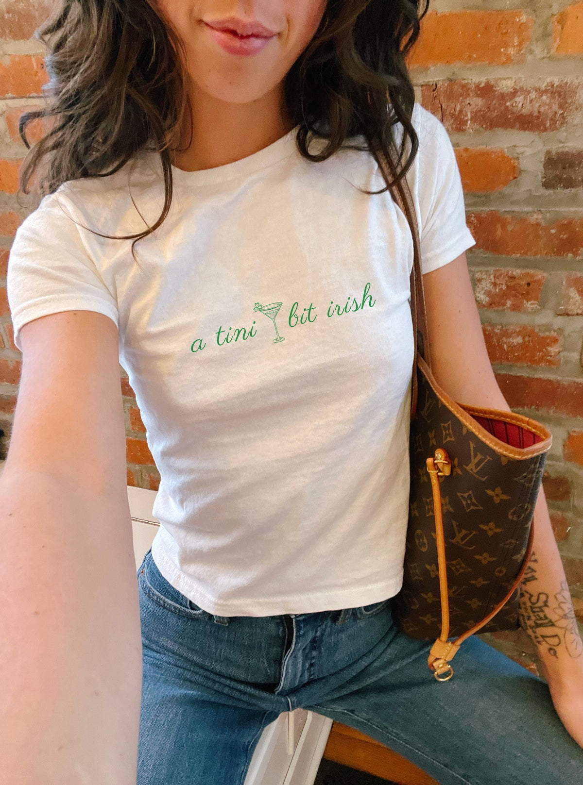 A Tini Bit Irish Baby Tee