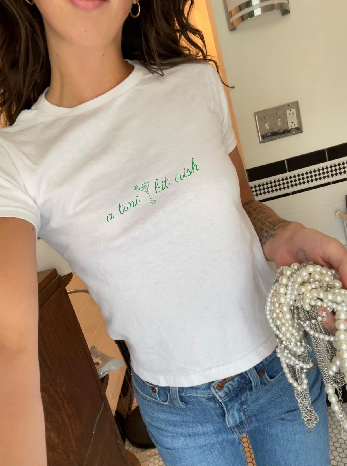 A Tini Bit Irish Baby Tee