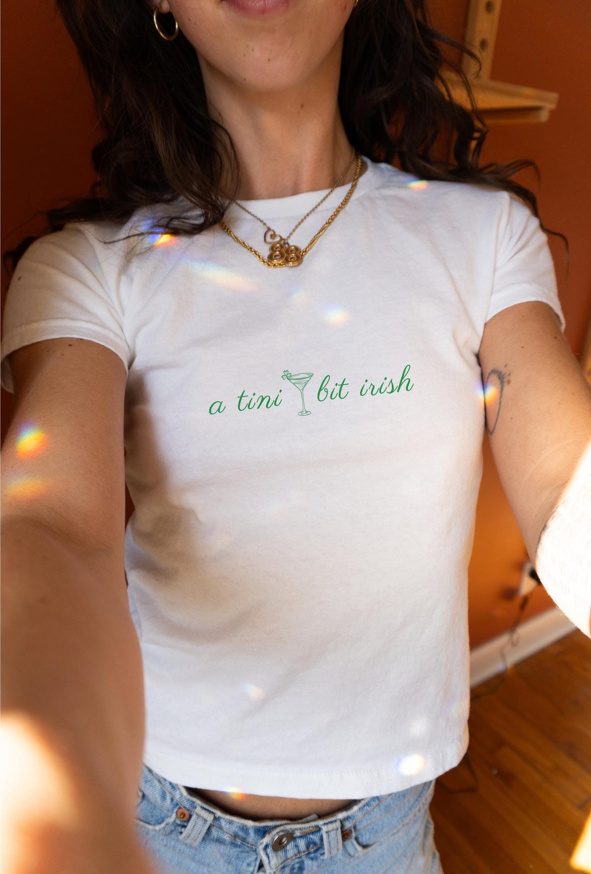A Tini Bit Irish Baby Tee