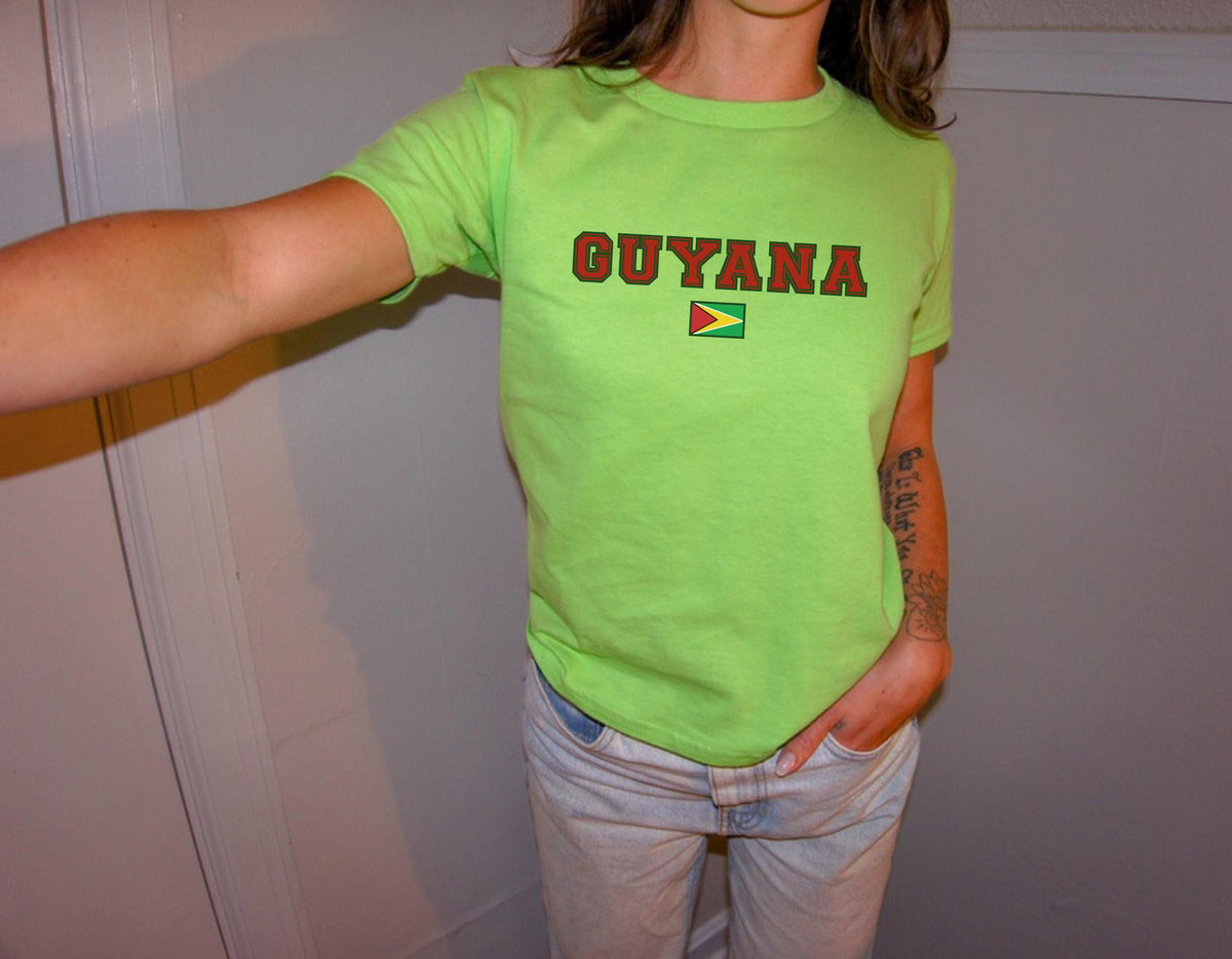 Guyana Women's Baby Tee