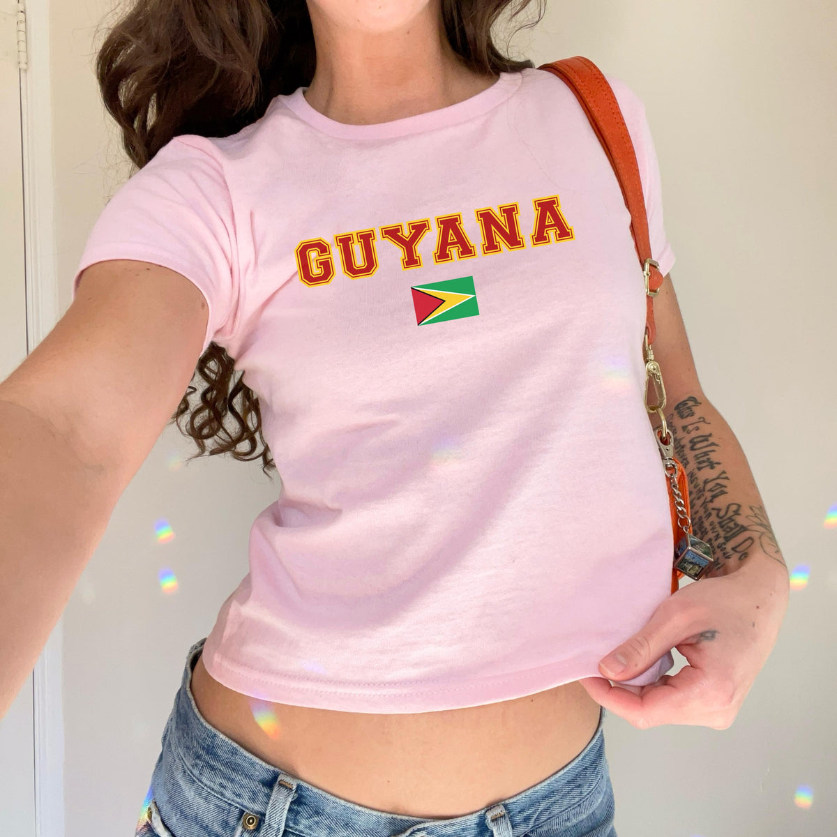 Guyana Women's Baby Tee