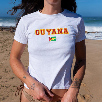 Guyana Women's Baby Tee