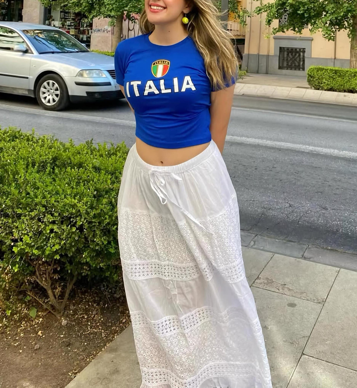 Italia Women's Baby Tee
