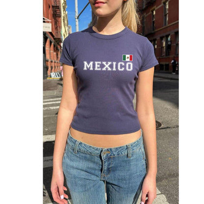 Mexico Women's Baby Tee
