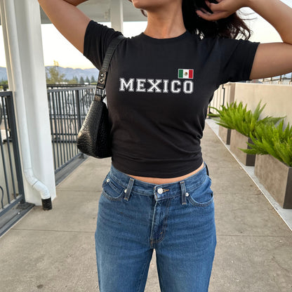 Mexico Women's Baby Tee