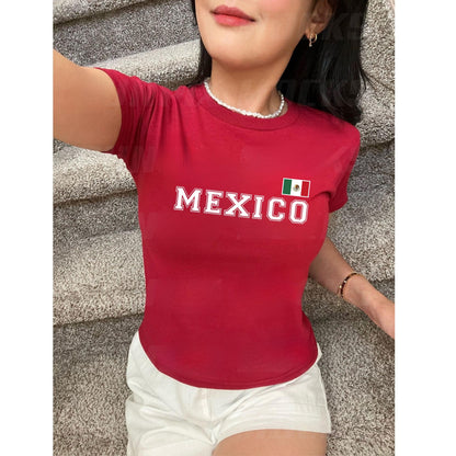 Mexico Women's Baby Tee