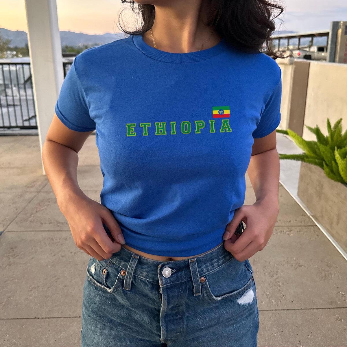 Ethiopia Women's Baby Tee