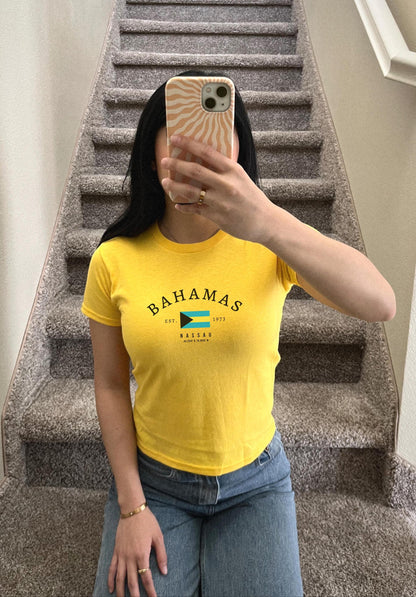 Bahamas Women's Baby Tee
