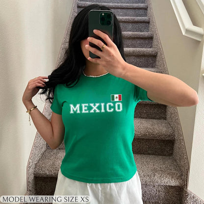 Mexico Women's Baby Tee