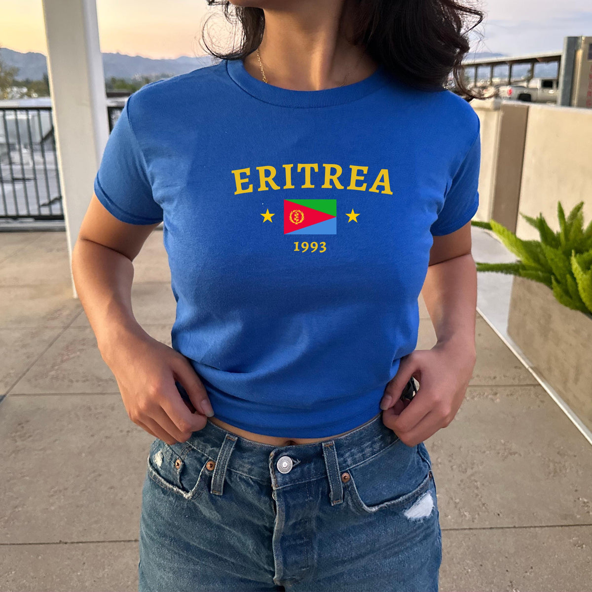 Eritrea Flag Baby Tee