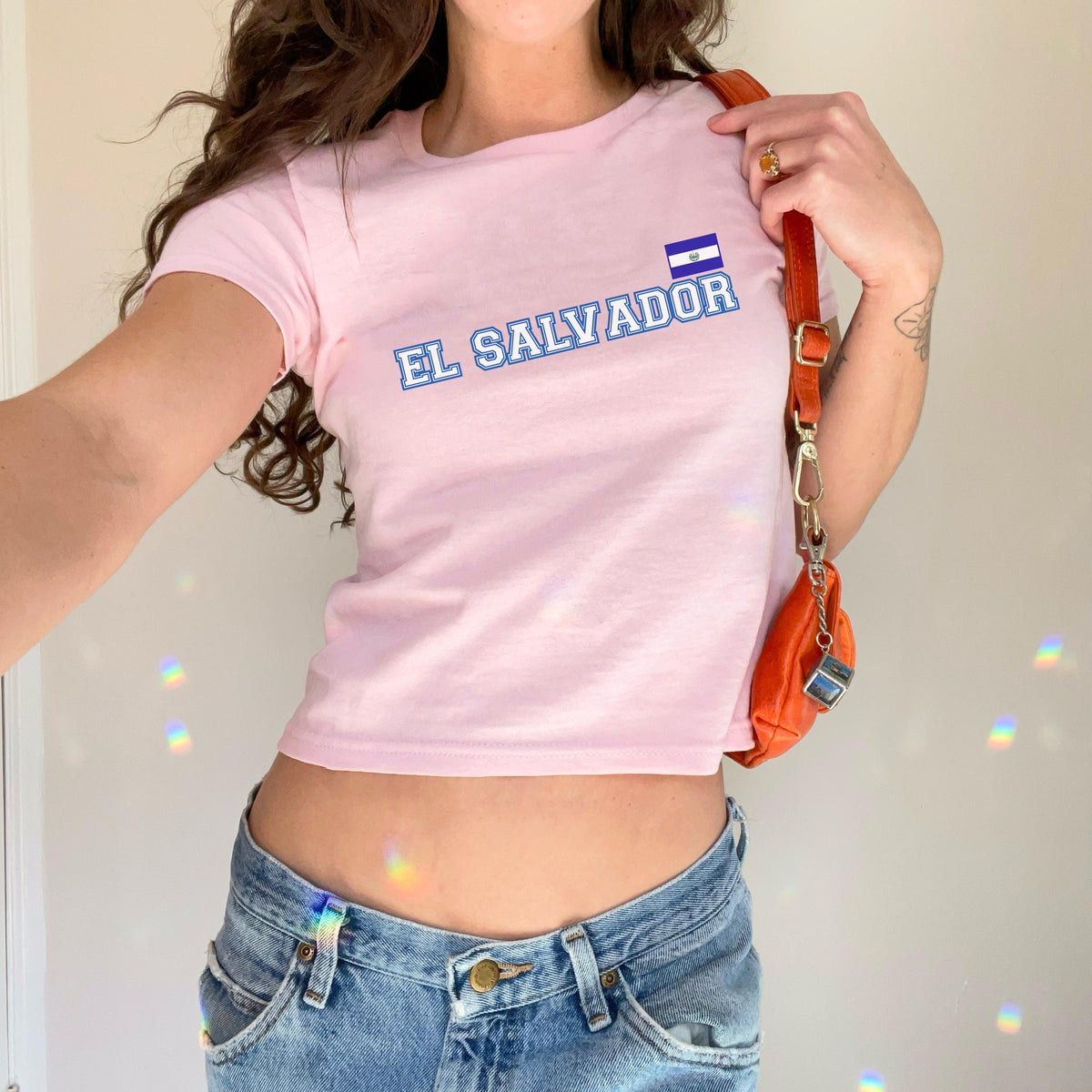 El Salvador Women's Baby Tee