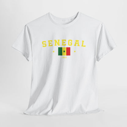 Senegal Unisex T-Shirt, Senegal Flag T-Shirt, Her & Him Gift, Summer Vibes, Traveler shirt