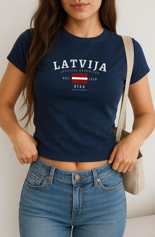 Latvia Baby Tee