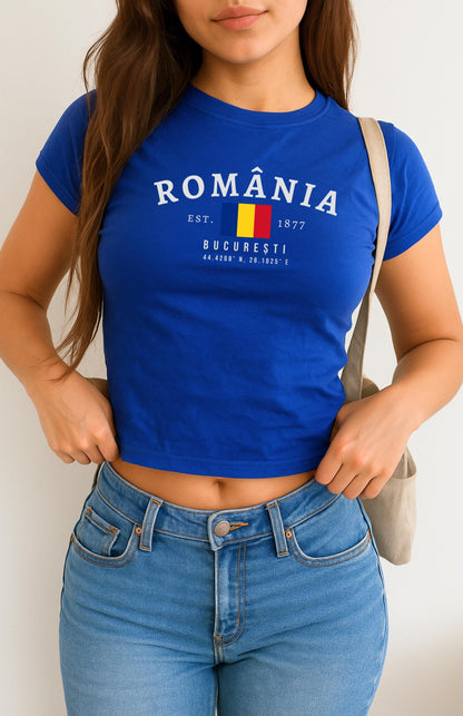 Romania Baby Tee