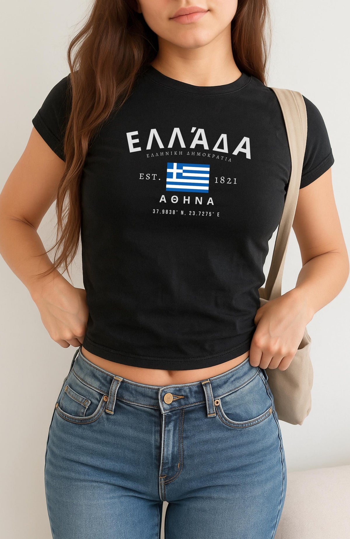 Greece Baby Tee