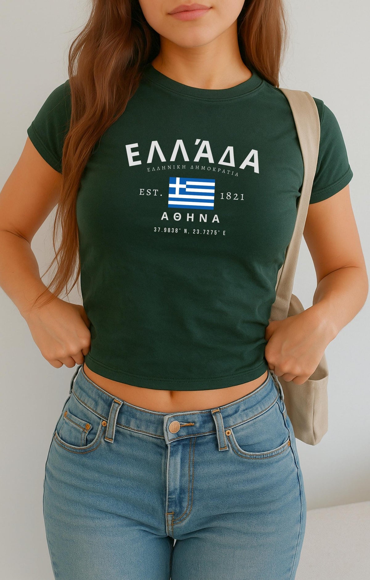 Greece Baby Tee