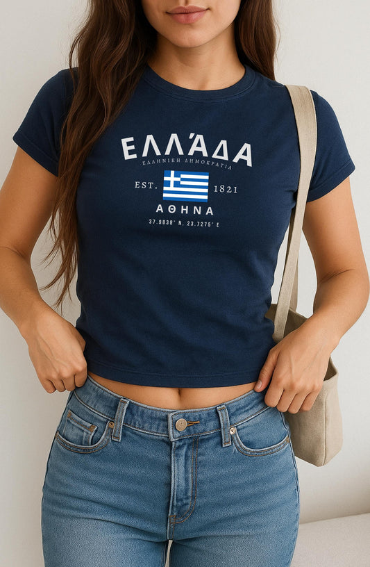 Greece Baby Tee