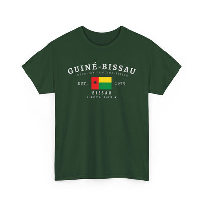 Guinea-Bissau Unisex T-Shirt, Flag Tee, Vintage Bissau Shirt, West African Streetwear Tee, Oversized Bissau Pride Tee