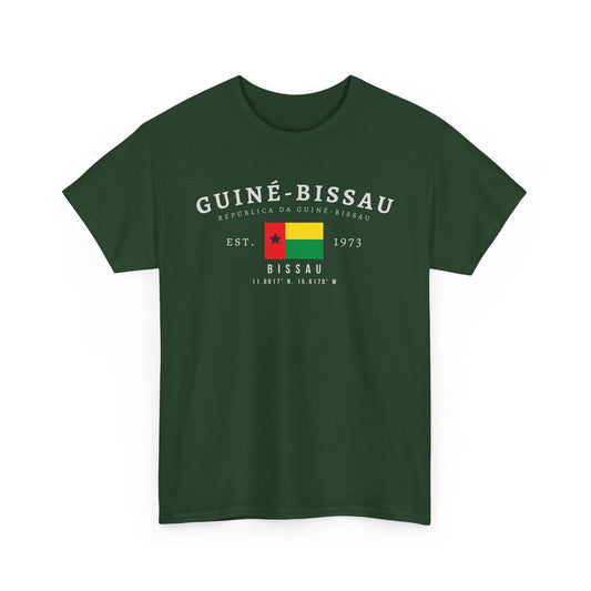 Guinea-Bissau Unisex T-Shirt, Flag Tee, Vintage Bissau Shirt, West African Streetwear Tee, Oversized Bissau Pride Tee