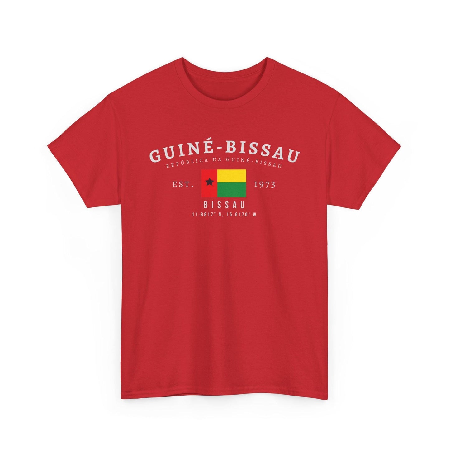Guinea-Bissau Unisex T-Shirt, Flag Tee, Vintage Bissau Shirt, West African Streetwear Tee, Oversized Bissau Pride Tee