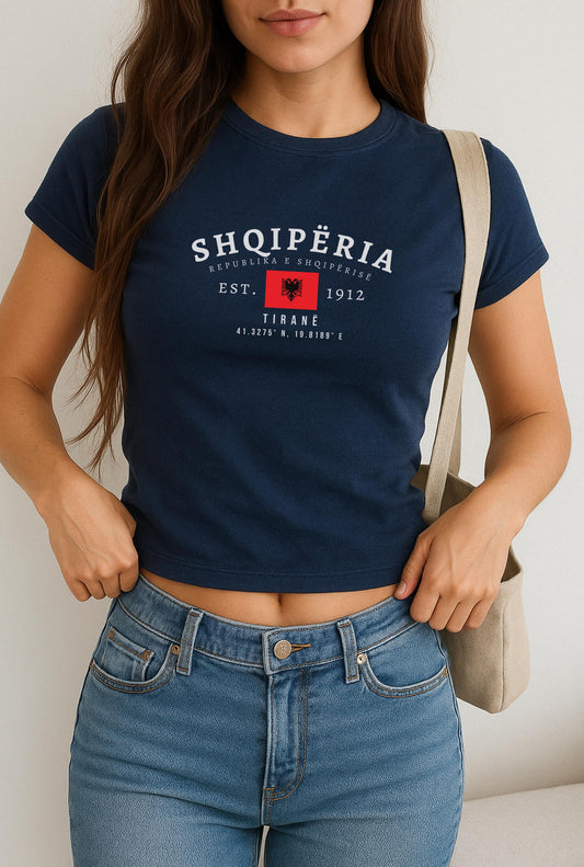 Albania Baby Tee