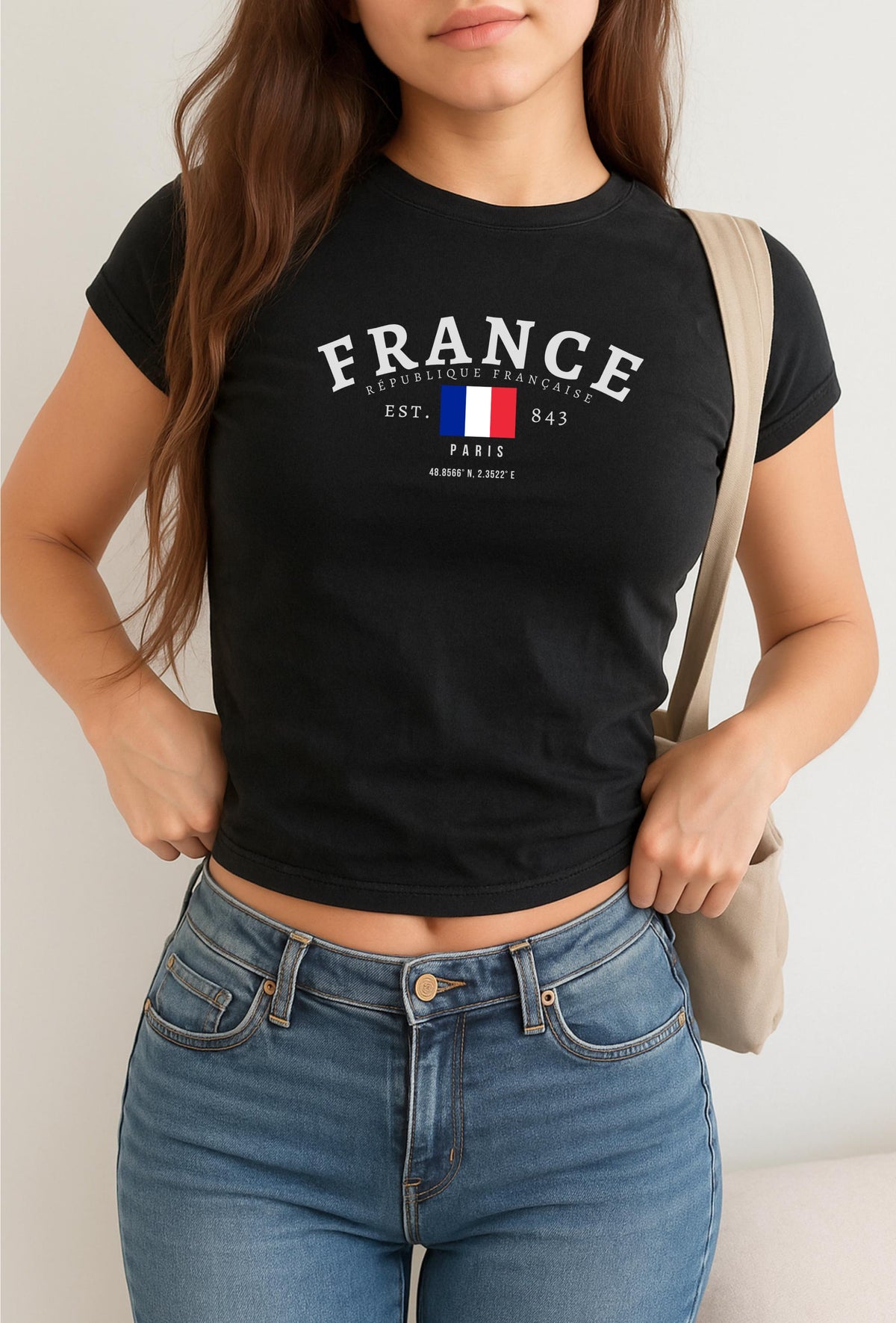 France Baby Tee