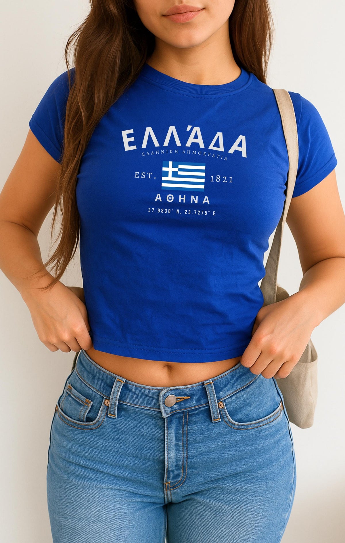Greece Baby Tee
