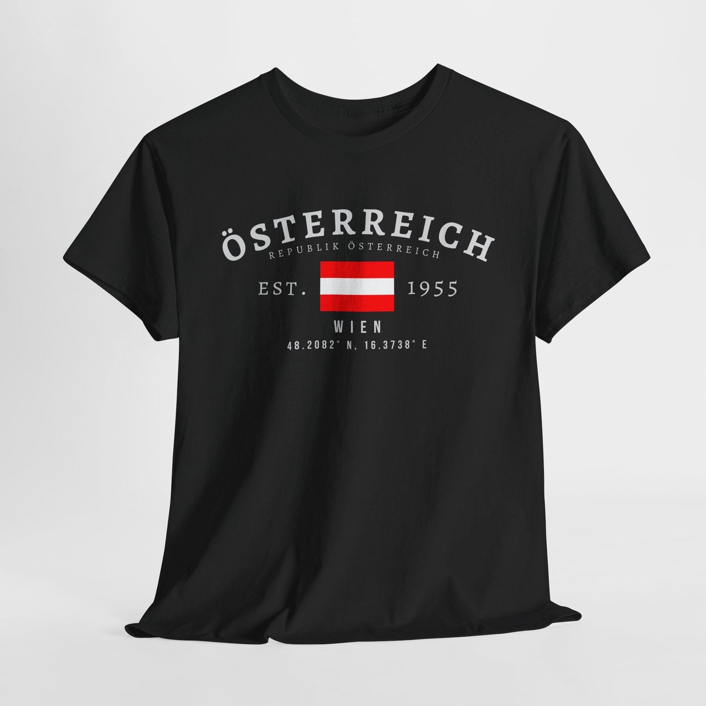 Austria Unisex T-Shirt, Österreich Flag Tee, Vintage Vienna Graphic Shirt, Austrian Pride Streetwear, Oversized Europe Country T-Shirt