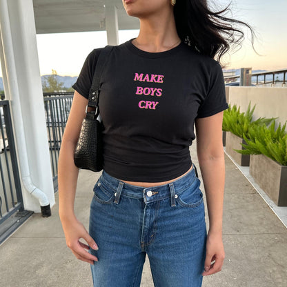 Make Boys Cry Baby tee