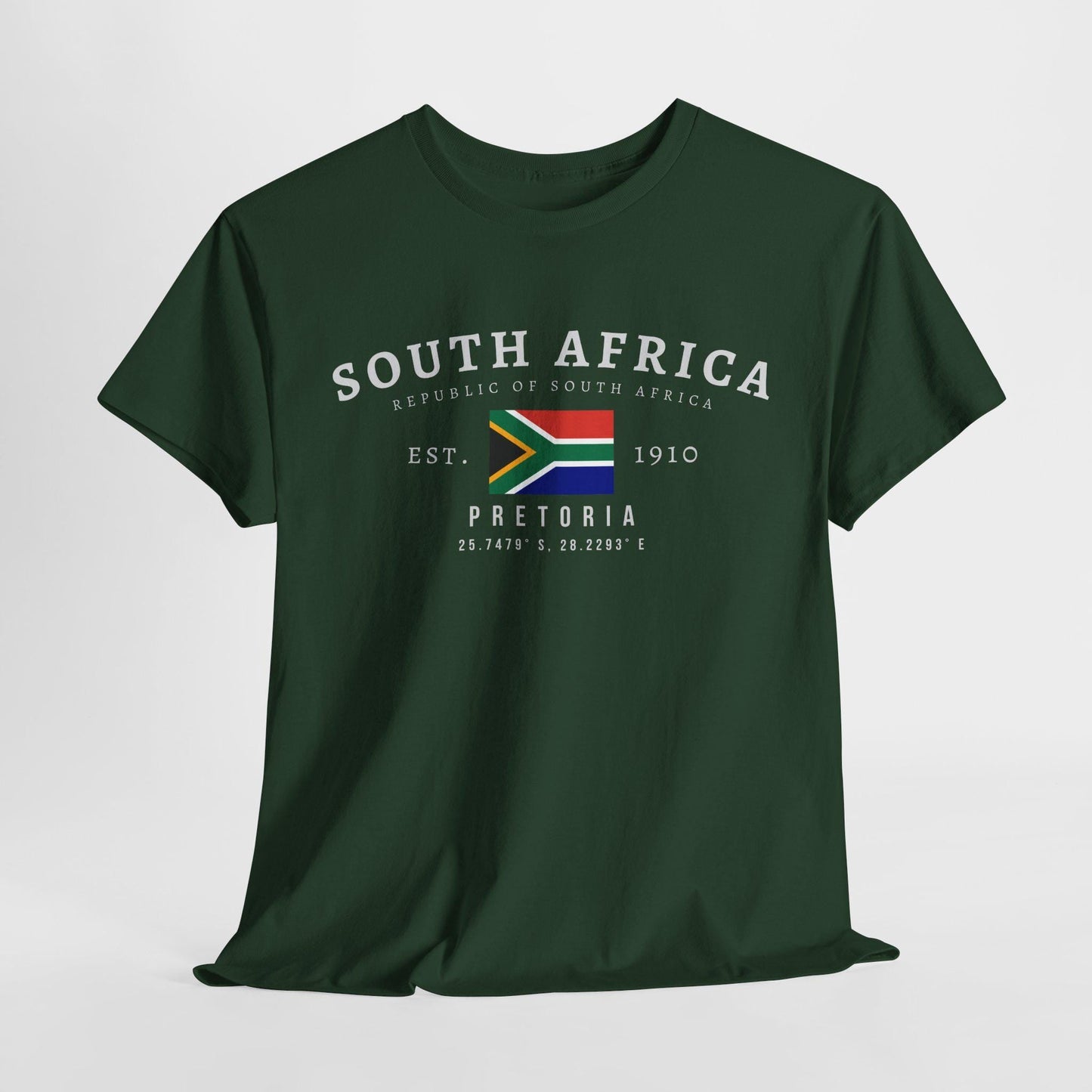 South Africa Unisex T-Shirt, Flag Tee, Vintage Cape Town Graphic Shirt, African Streetwear Tee, Oversized SA Pride Tee