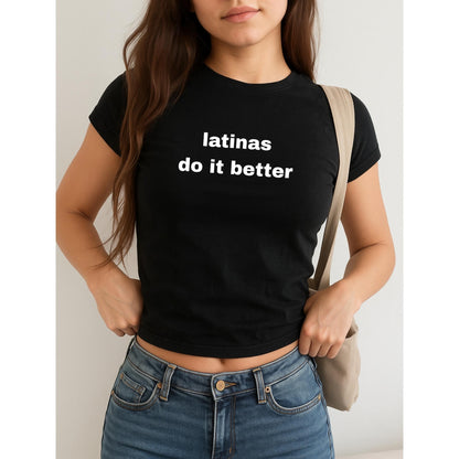 Latinas do it better Baby Tee