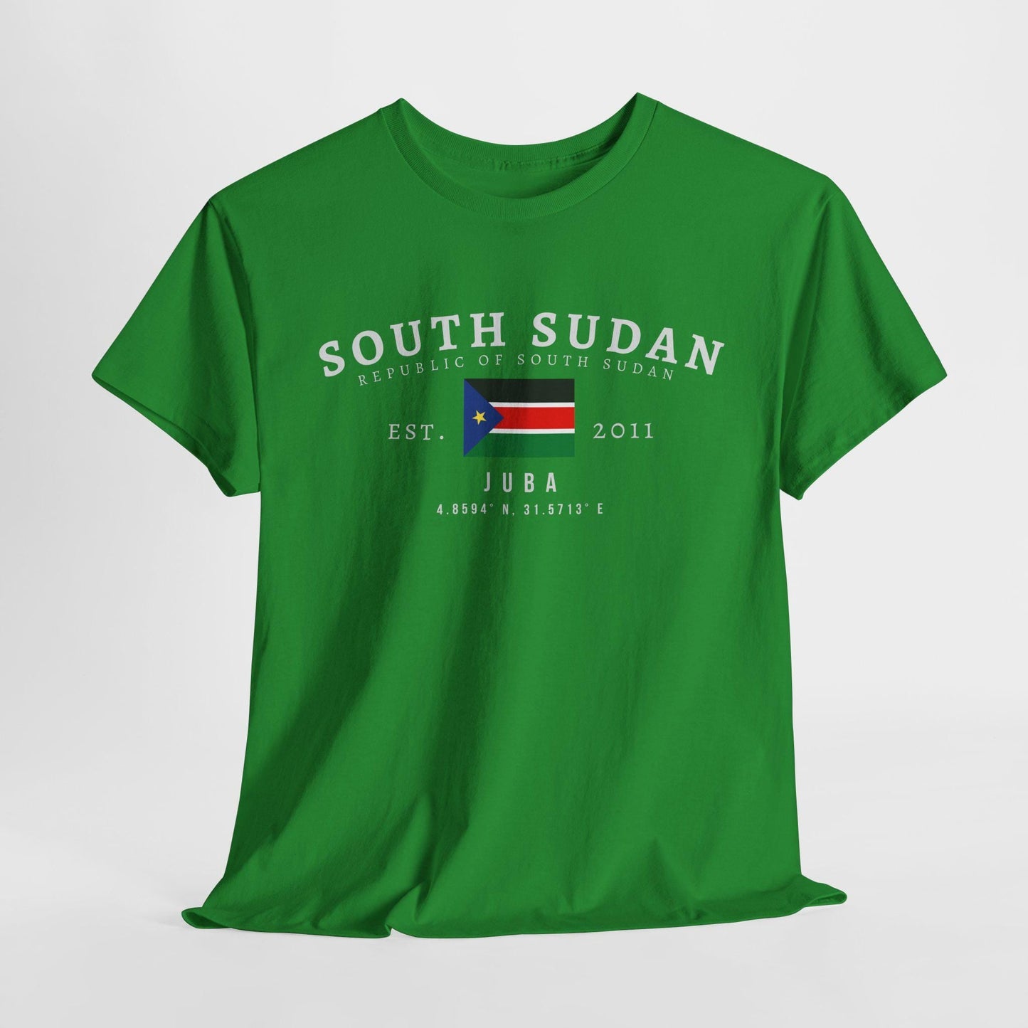 South Sudan Unisex T-Shirt, Flag Tee, Vintage Juba Graphic Shirt, African Streetwear Tee, Oversized South Sudan Pride Tee