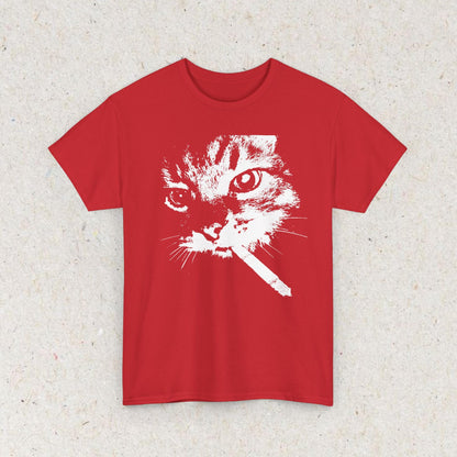 Cat Funny Meme Shirt, Funny Cat Meme T-shirt Gift for Woman Shirt Trendy Summer Clothes Ironic T-shirt Silly Stupid Cat Tee
