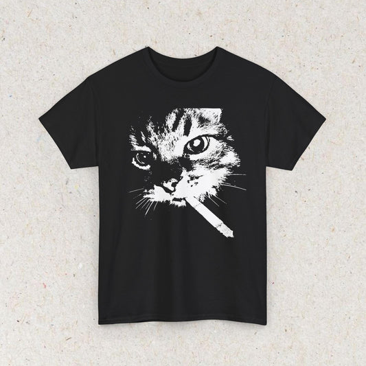 Cat Funny Meme Shirt, Funny Cat Meme T-shirt Gift for Woman Shirt Trendy Summer Clothes Ironic T-shirt Silly Stupid Cat Tee