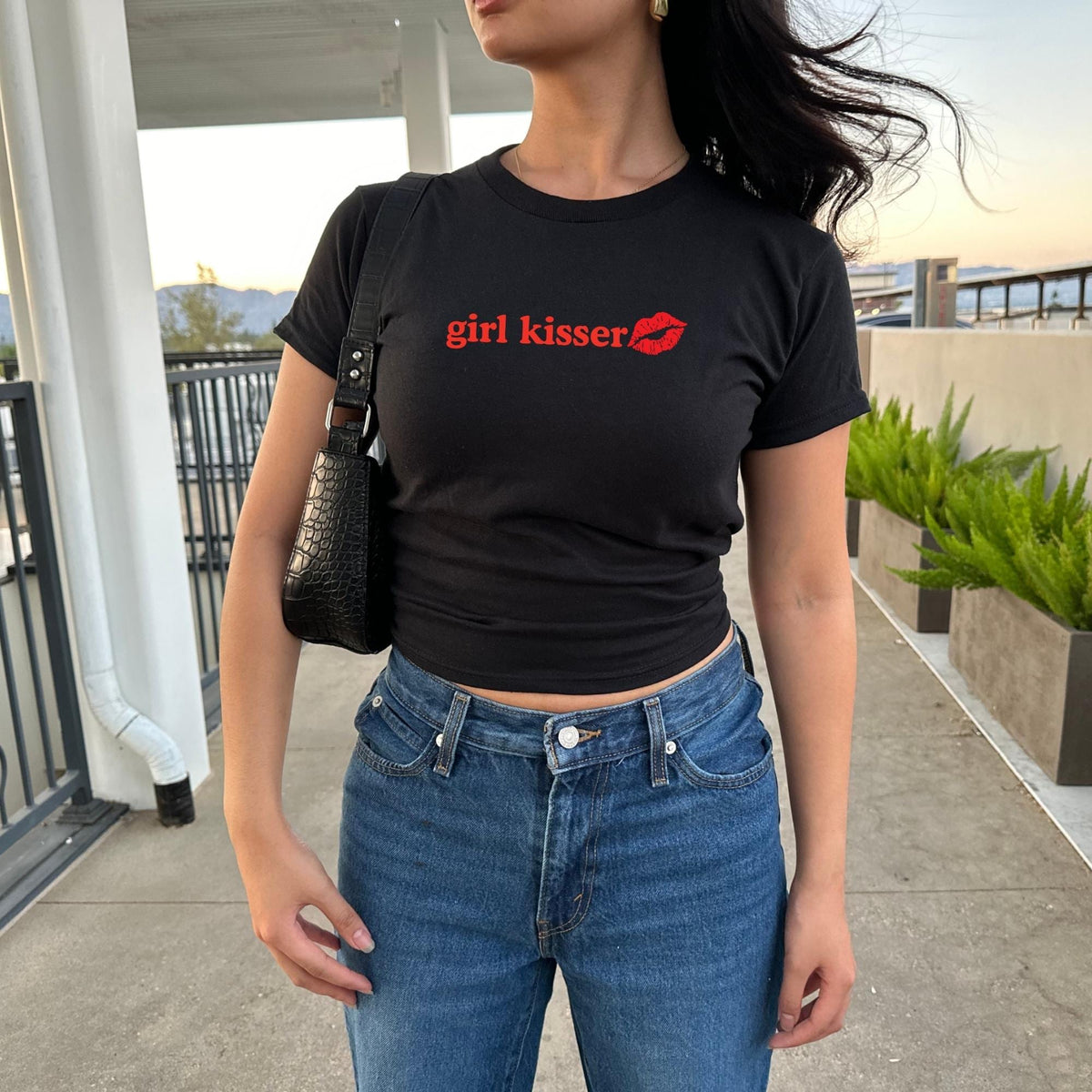 Girl Kisser Pride LGBTQ Baby Tee