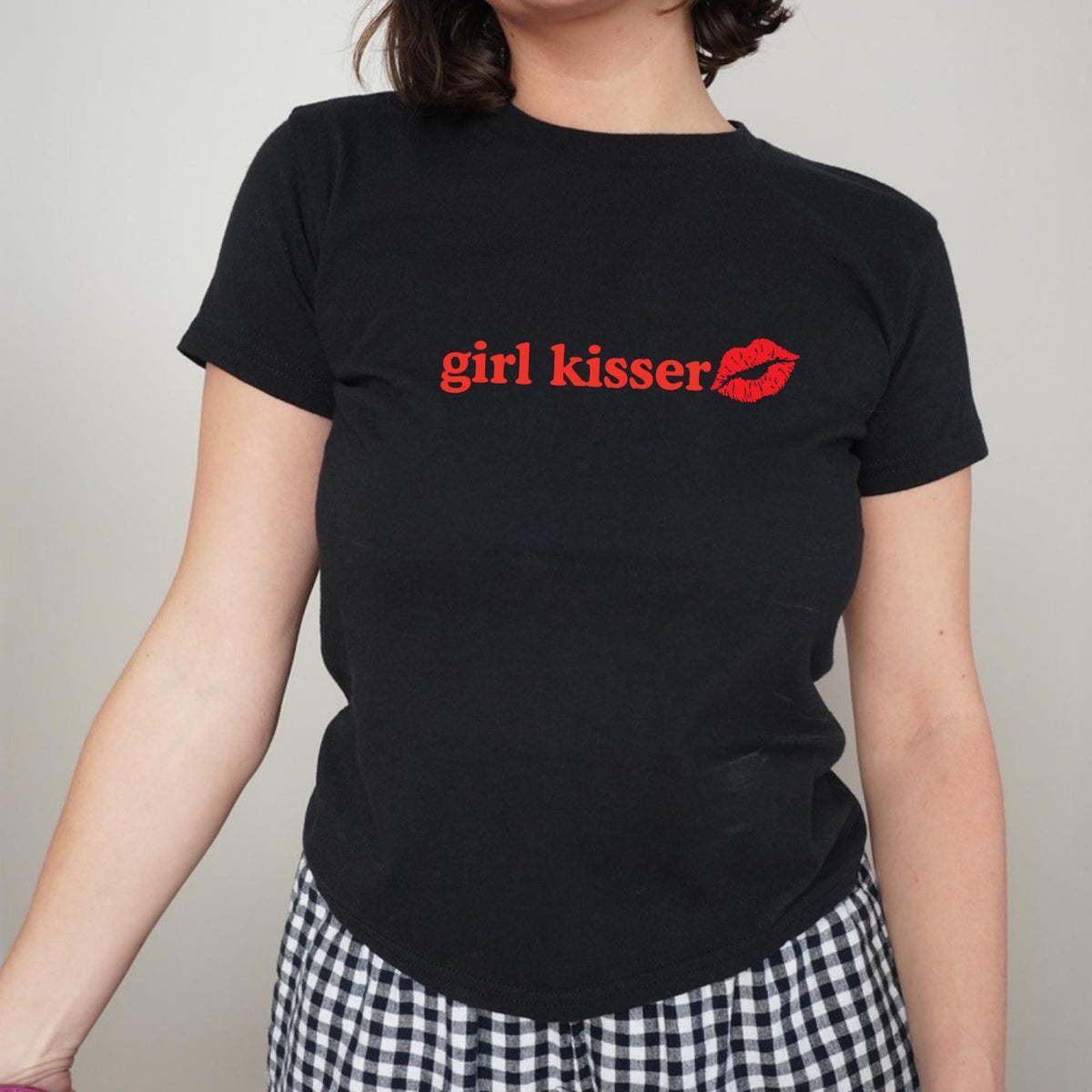 Girl Kisser Pride LGBTQ Baby Tee
