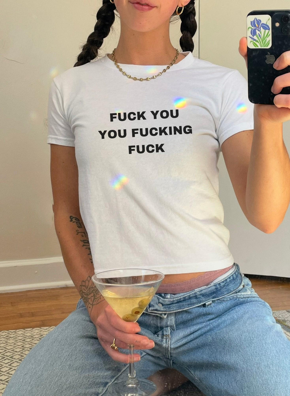 Fuck You Fucking Fuck Womens Baby Tee