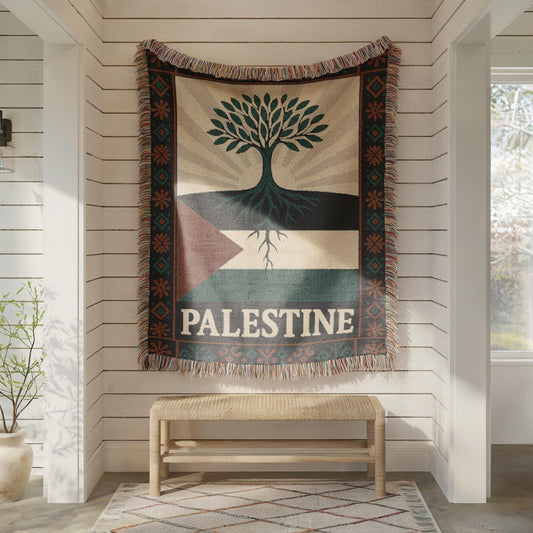 Palestine Woven Blanket