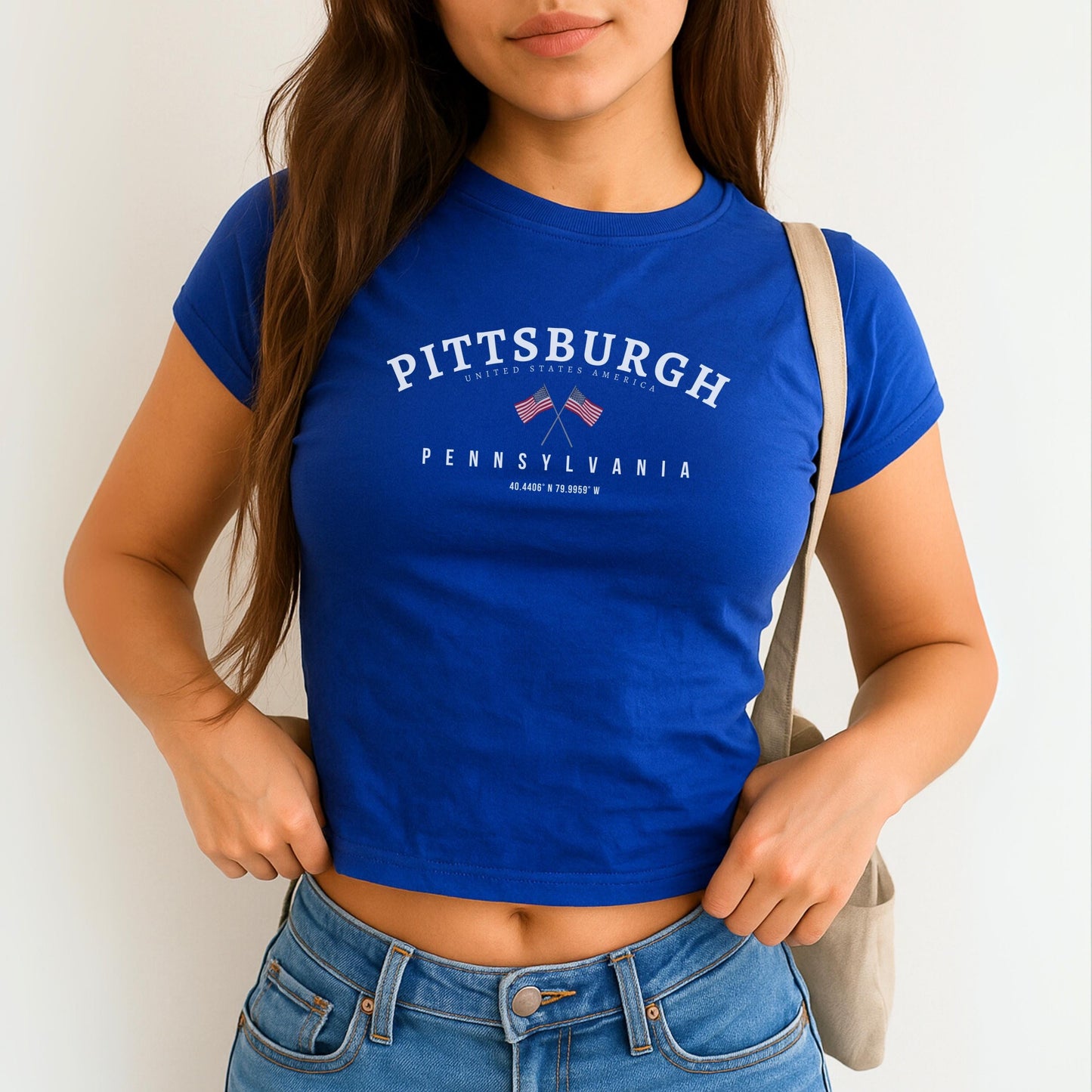 Pittsburgh Baby Tee, Pittsburgh Shirt, Pennsylvania T-Shirt, Pittsburgh Pennsylvania, Soft and Comfortable Shirt, Pennsylvania Gift