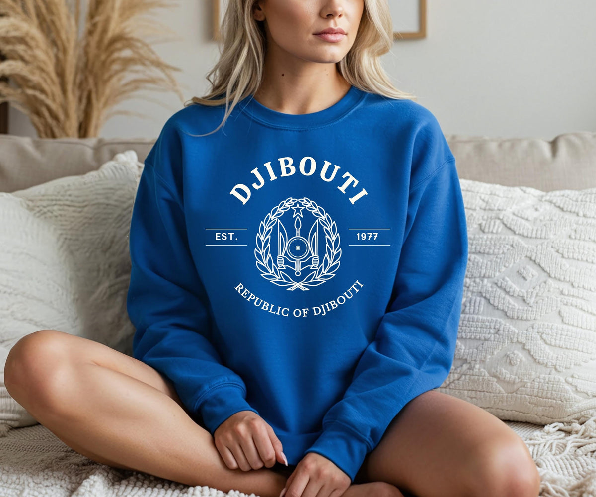 Djibouti Pride Crewneck Sweatshirt