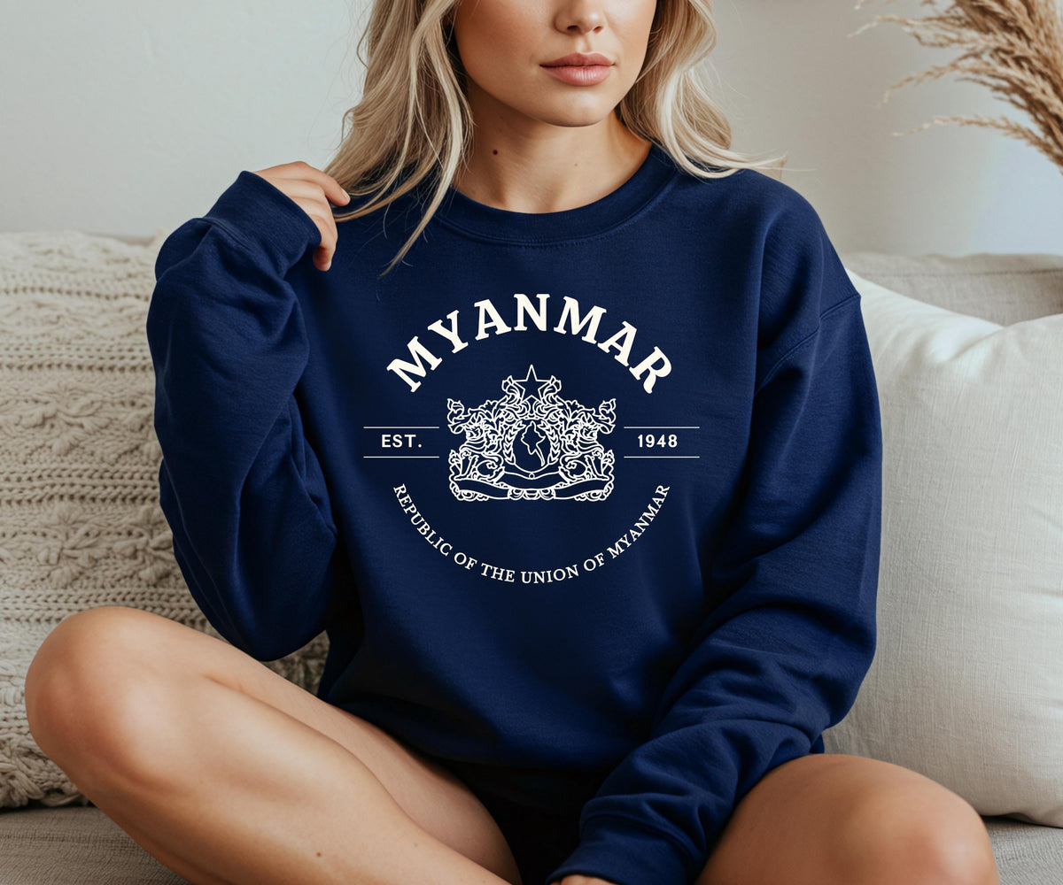 Myanmar Crewneck Sweatshirt