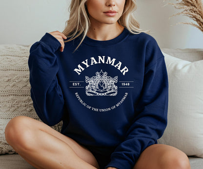 Myanmar Crewneck Sweatshirt