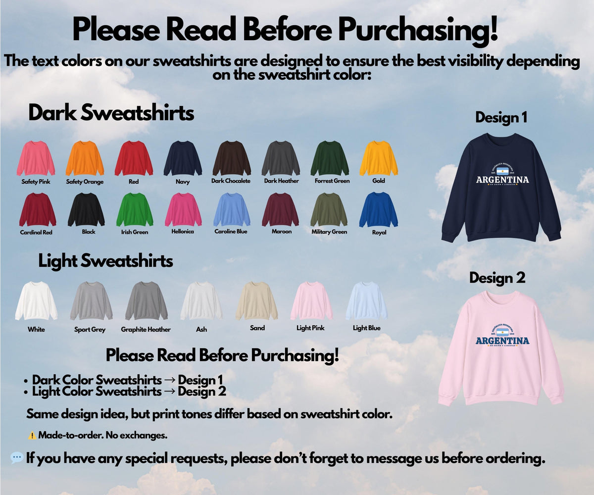 Argentina Crewneck Sweatshirt